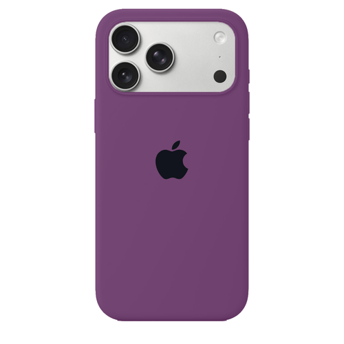 iPhone Silicone Case (Eggplant) by Vogueen