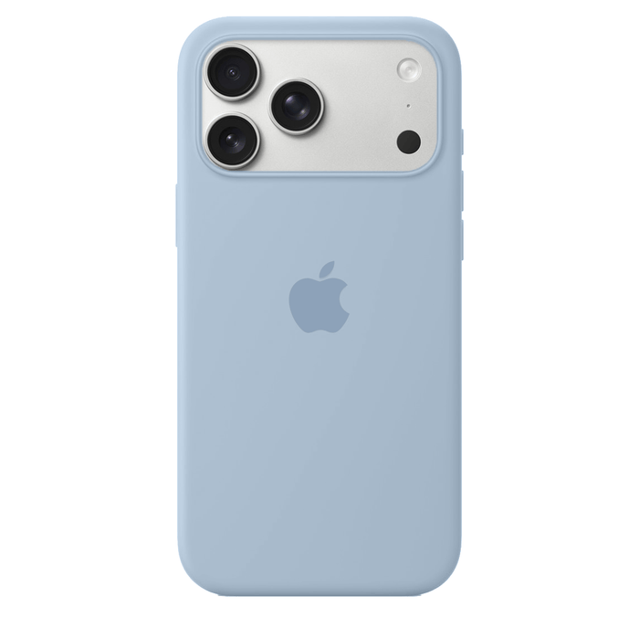 iPhone Silicone Case (Grey Blue) by Vogueen