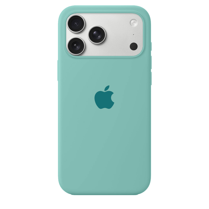 iPhone Silicone Case (Ice Sea Blue) by Vogueen