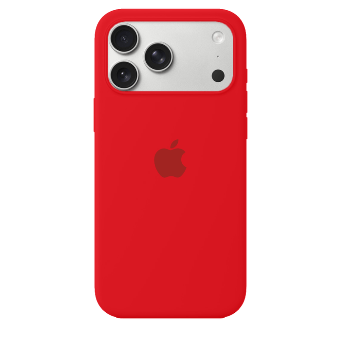 iPhone Silicone Case (Red) by Vogueen