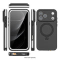 iPhone 17 Pro Max Waterproof Case - MagSafe Kickstand, Integrated Screen & Camera Protection | Oasis Series by Zerodamage Sahara Case LLC