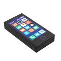 Mobile Phone Tile (1x2 Tile) for Minifigs by B3 Customs