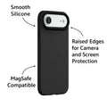 iPhone Air Case - Silicone MagSafe Anti-Slip | Venture Series by Zerodamage Sahara Case LLC