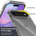 iPhone Air Clear Case - Slim, Anti-Slip Grip | Venture Series by Zerodamage Sahara Case LLC