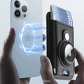 iPhone Leather Wallet Case with AirTag Holder - MagSafe | Indy Series by Zerodamage Sahara Case LLC