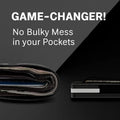 iPhone MagSafe Wallet - Heavy-Duty Card Holder (15 Cards, Carbon Black) | Raider Series by Zerodamage Sahara Case LLC