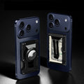 iPhone MagSafe Wallet - Heavy-Duty Card Holder (15 Cards, Carbon Black) | Raider Series by Zerodamage Sahara Case LLC