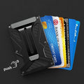 iPhone MagSafe Wallet - Heavy-Duty Card Holder (15 Cards, Carbon Black) | Raider Series by Zerodamage Sahara Case LLC