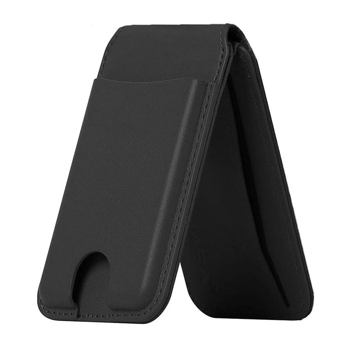 iPhone Vegan Leather Wallet Case with Kickstand - MagSafe | Indy Series by Zerodamage Sahara Case LLC