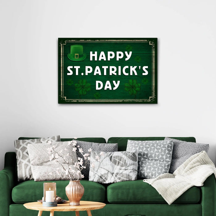 Irish For A Day, Irish Forever Sign by Tailored Canvases