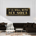 It Is Well With My Soul Sign II by Tailored Canvases