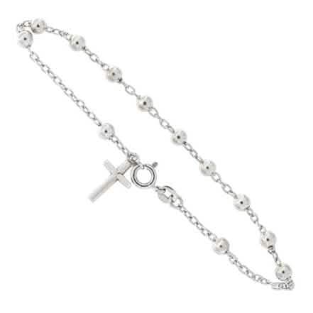 Italian 925 Sterling Silver Rosary Bracelet by DailySale