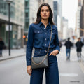 Italian Full-Grain Leather Crossbody Bag | Mantova by TAKEASY