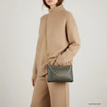 Italian Full-Grain Leather Crossbody Bag | Mantova by TAKEASY