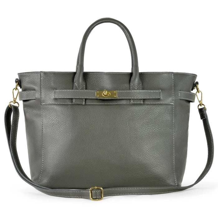 Italian Full-Grain Leather Top-Handle Bag | Cesena by TAKEASY
