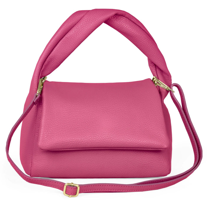 Italian Full-Grain Leather Top-Handle Bag | Perugia by TAKEASY