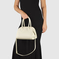 Italian Full-Grain Leather Top-Handle Bag | Sanremo by TAKEASY