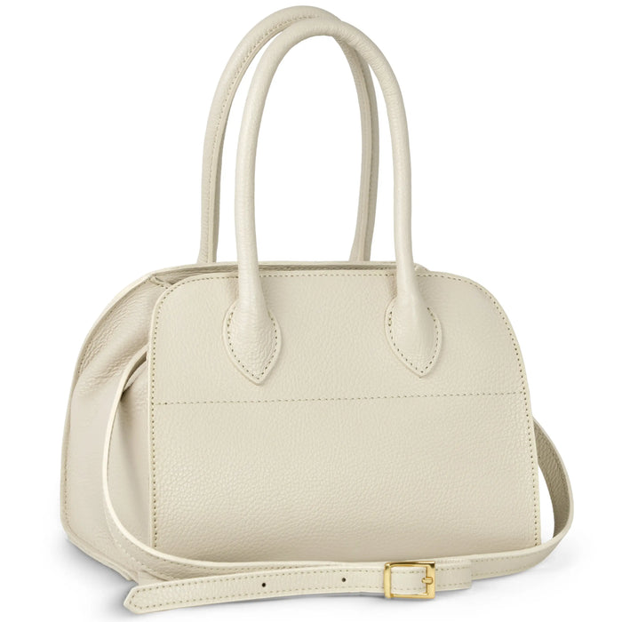 Italian Full-Grain Leather Top-Handle Bag | Sanremo by TAKEASY