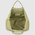 Italian Genuine Basketweave-Embossed Metallic Suede Top-Handle Bag | Imperia by TAKEASY