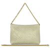 Italian Genuine Basketweave-Embossed Suede Crossbody Bag | Bergamo