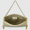Italian Genuine Basketweave-Embossed Suede Crossbody Bag | Bergamo by TAKEASY