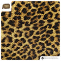 Italian Genuine Leopard-Print Metallic Suede Crossbody Bag | Potenza by TAKEASY