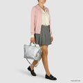 Italian Genuine Metallic Suede Top-Handle Bag | Padova by TAKEASY