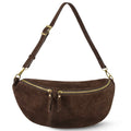 Italian Genuine Suede Crossbody Bag | Genova by TAKEASY