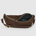 Italian Genuine Suede Crossbody Bag | Genova by TAKEASY