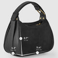 Italian Genuine Suede & Full-Grain Leather Crossbody Bag | Cremona by TAKEASY