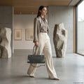 Italian Genuine Suede & Full-Grain Leather Shoulder Bag | Lodi by TAKEASY