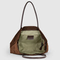 Italian Genuine Suede & Full-Grain Leather Tote Bag | Bologna by TAKEASY
