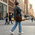 Italian Genuine Suede Hobo Bag | Belluno by TAKEASY