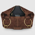 Italian Genuine Suede Hobo Bag | Belluno by TAKEASY