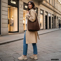 Italian Genuine Suede Hobo Bag | Palermo by TAKEASY