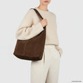 Italian Genuine Suede Hobo Bag | Palermo by TAKEASY