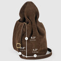 Italian Genuine Suede Shoulder Bag | Ferrara by TAKEASY
