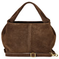 Italian Genuine Suede Shoulder Bag | Ferrara by TAKEASY