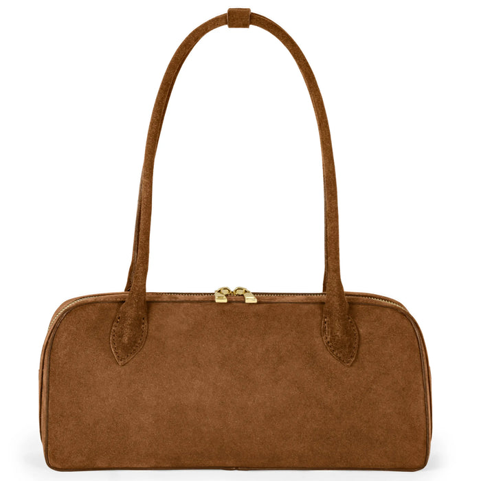Italian Genuine Suede Shoulder Bag | Pavia by TAKEASY