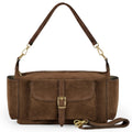 Italian Genuine Suede Shoulder Bag | Sondrio by TAKEASY