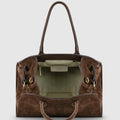 Italian Genuine Suede Top-Handle Bag | Cuneo by TAKEASY