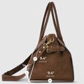 Italian Genuine Suede Top-Handle Bag | Cuneo by TAKEASY