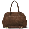 Italian Genuine Suede Top-Handle Bag | Cuneo by TAKEASY