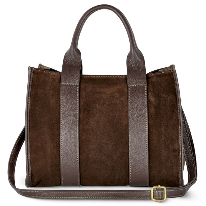 Italian Genuine Suede Tote Bag | Brianza by TAKEASY