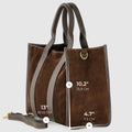 Italian Genuine Suede Tote Bag | Brianza by TAKEASY