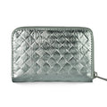 Italian Genuine Woven-Embossed Metallic Suede Wallet | Pesaro by TAKEASY