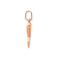 Italian Horn 14k Gold Luck Pendant by Fine Color Jewels