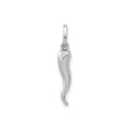 Italian Horn 14k Gold Luck Pendant by Fine Color Jewels
