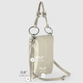 Italian Metallic Full-Grain Leather Shoulder Bag | Prato by TAKEASY