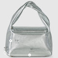 Italian Metallic Full-Grain Leather Top-Handle Bag | Trieste by TAKEASY